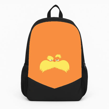 Orange Tree Creature Face Backpack
