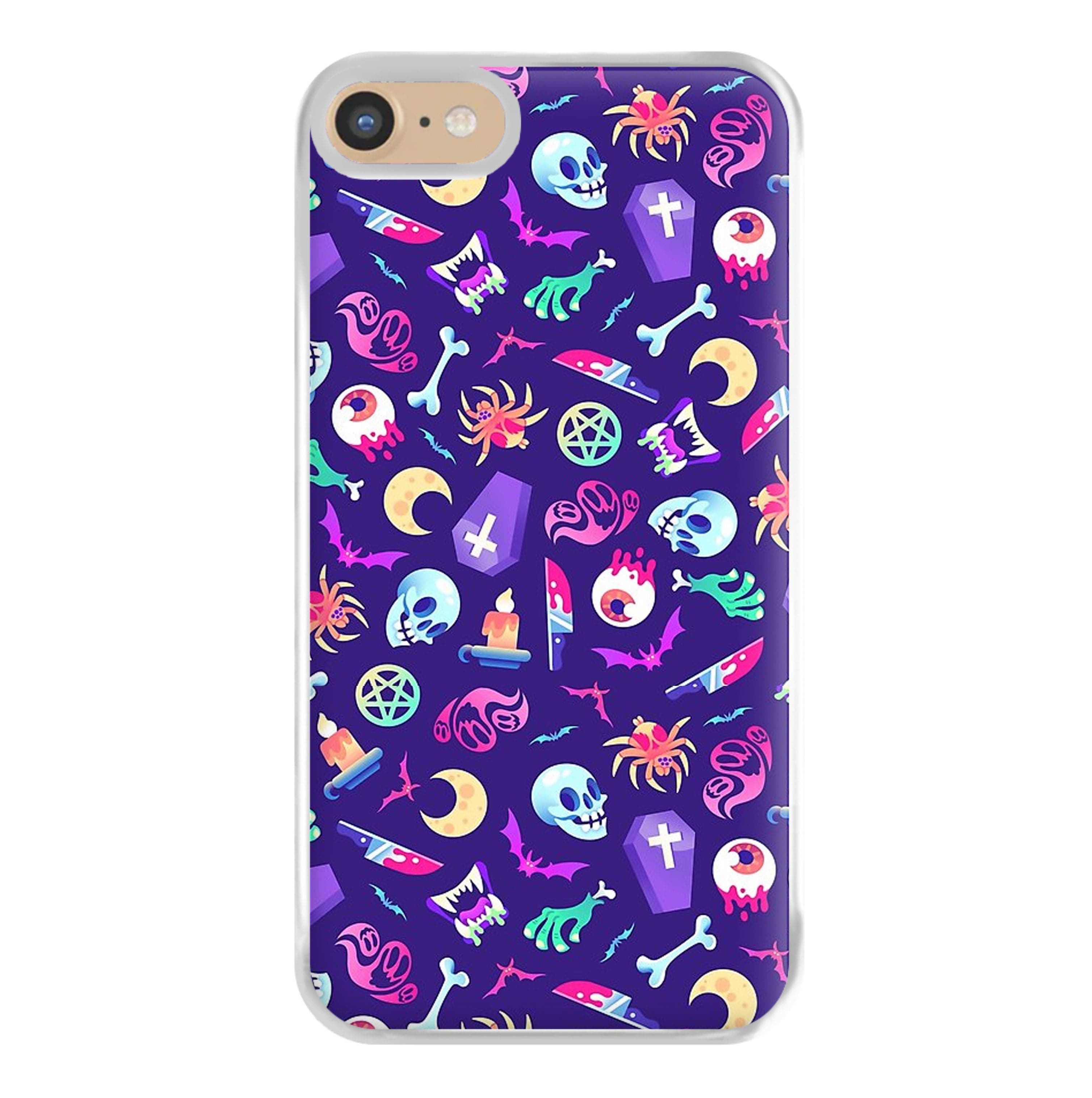 Horroriffic Halloween Pattern Phone Case