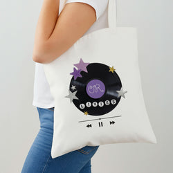 Amethyst Vinyl Scrapbook Shoulder Bag