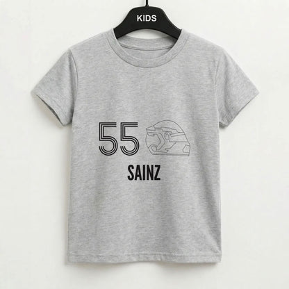 Sainz Helmet 2026 Grey Kids T-Shirt