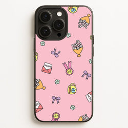Mum Doodles Pattern iPhone 16 Pro Max Case