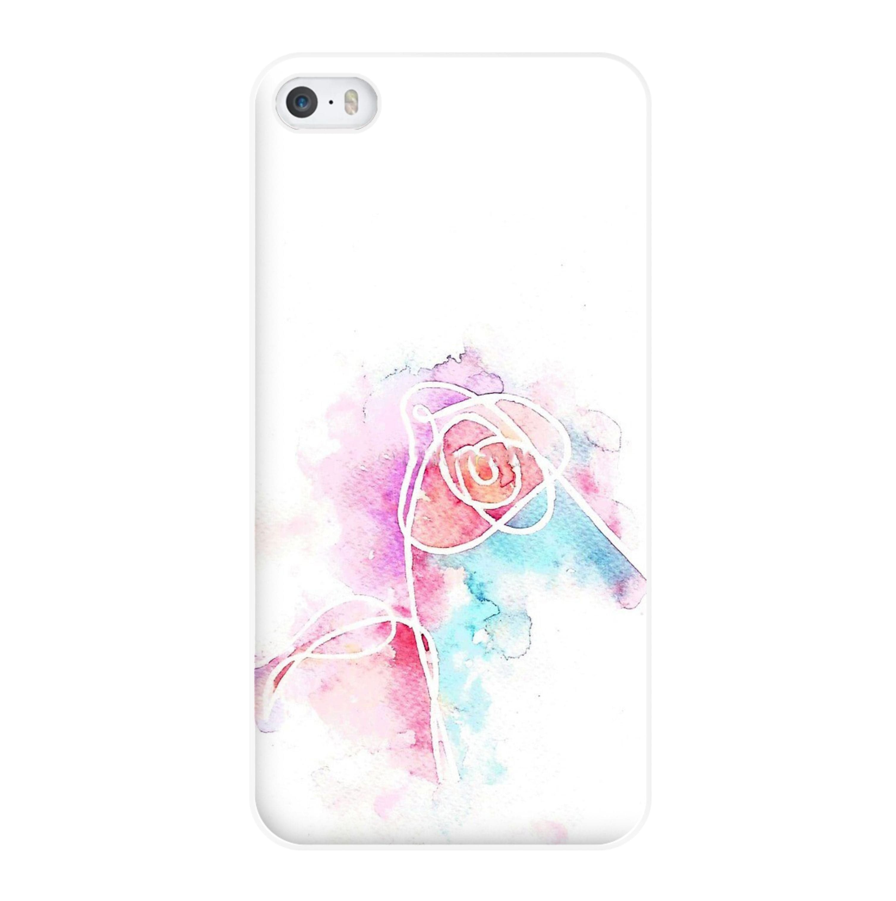 K-Pop Band Love Yourself Watercolour Painting Phone Case