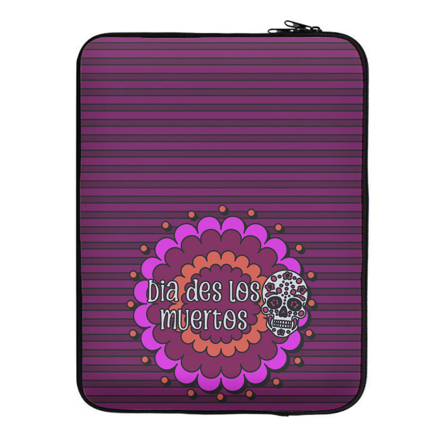 Dia Des Los Muertos 2 Laptop Sleeve