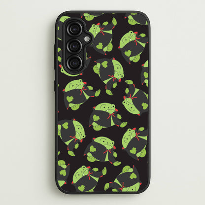 Vampire Frog Pattern  - Halloween Galaxy A14 Case