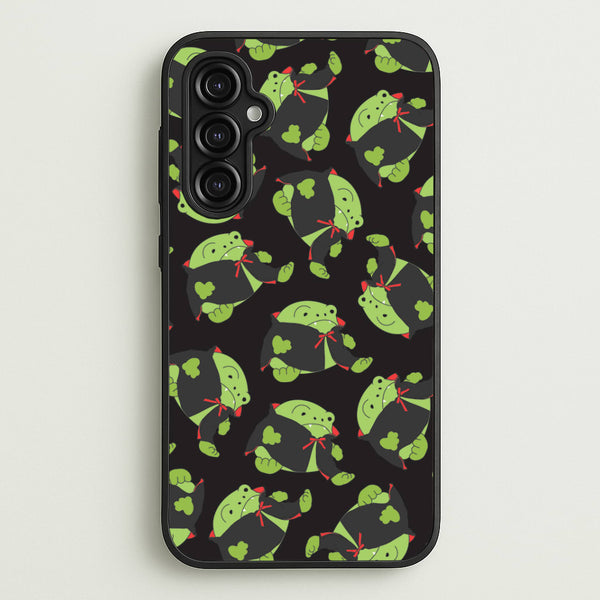 Vampire Frog Pattern  - Halloween Galaxy A14 Case