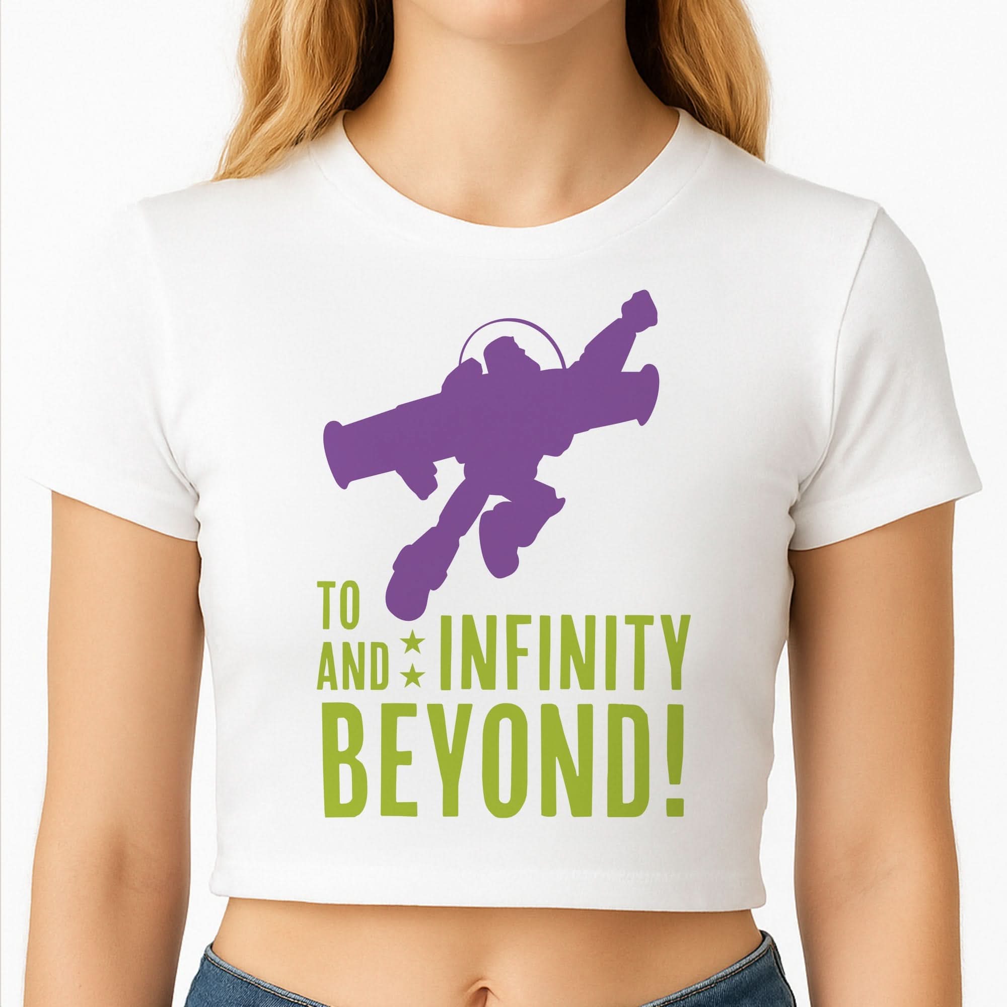 Infinity And Beyond Crop Top