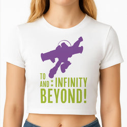 Infinity And Beyond Crop Top
