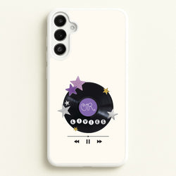 Amethyst Vinyl Scrapbook Galaxy A34 Case