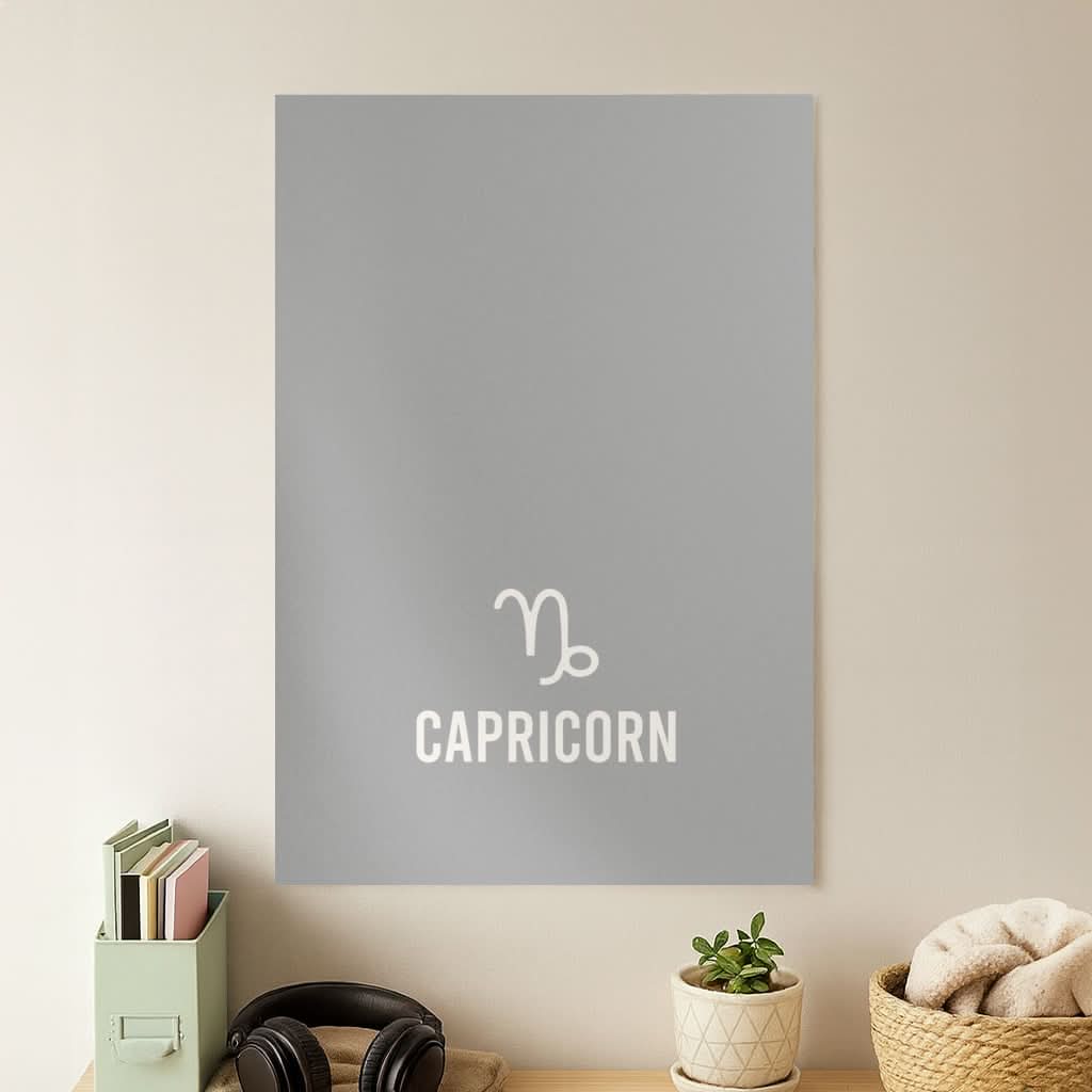Capricorn Pastel Zodiac Poster