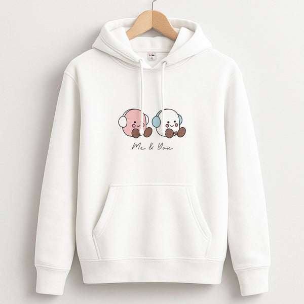 Cute Christmas Marshmellow Plushies Unisex Hoodie