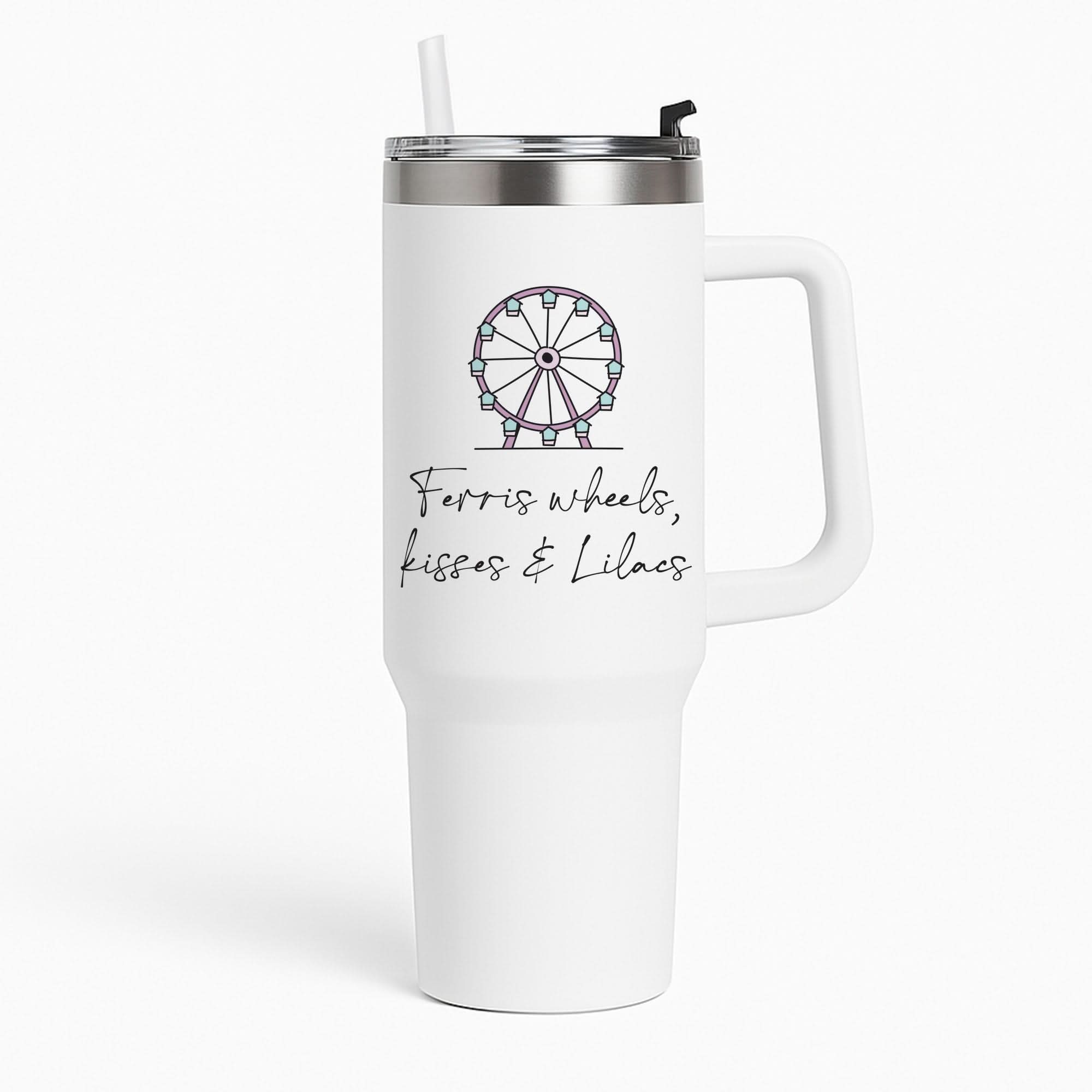 Ferris Wheels, Kisses & Lilacs Tumbler