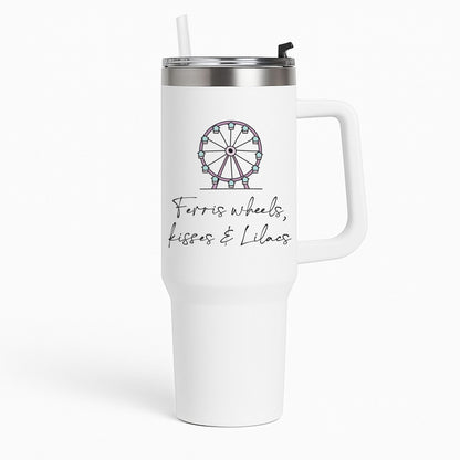 Ferris Wheels, Kisses & Lilacs Tumbler