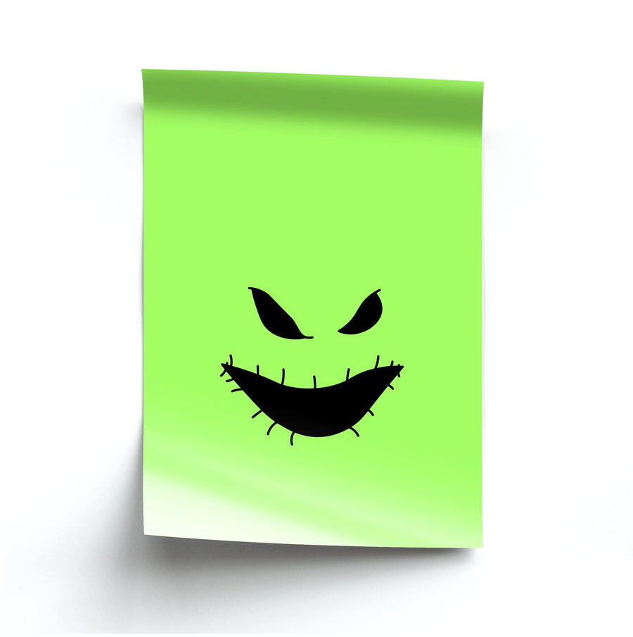 Green Face Poster