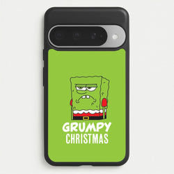 Grumpy Christmas Cartoon Sponge Google Pixel 10 Pro XL Case