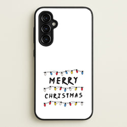 Merry Christmas String Lights Galaxy A54 Case