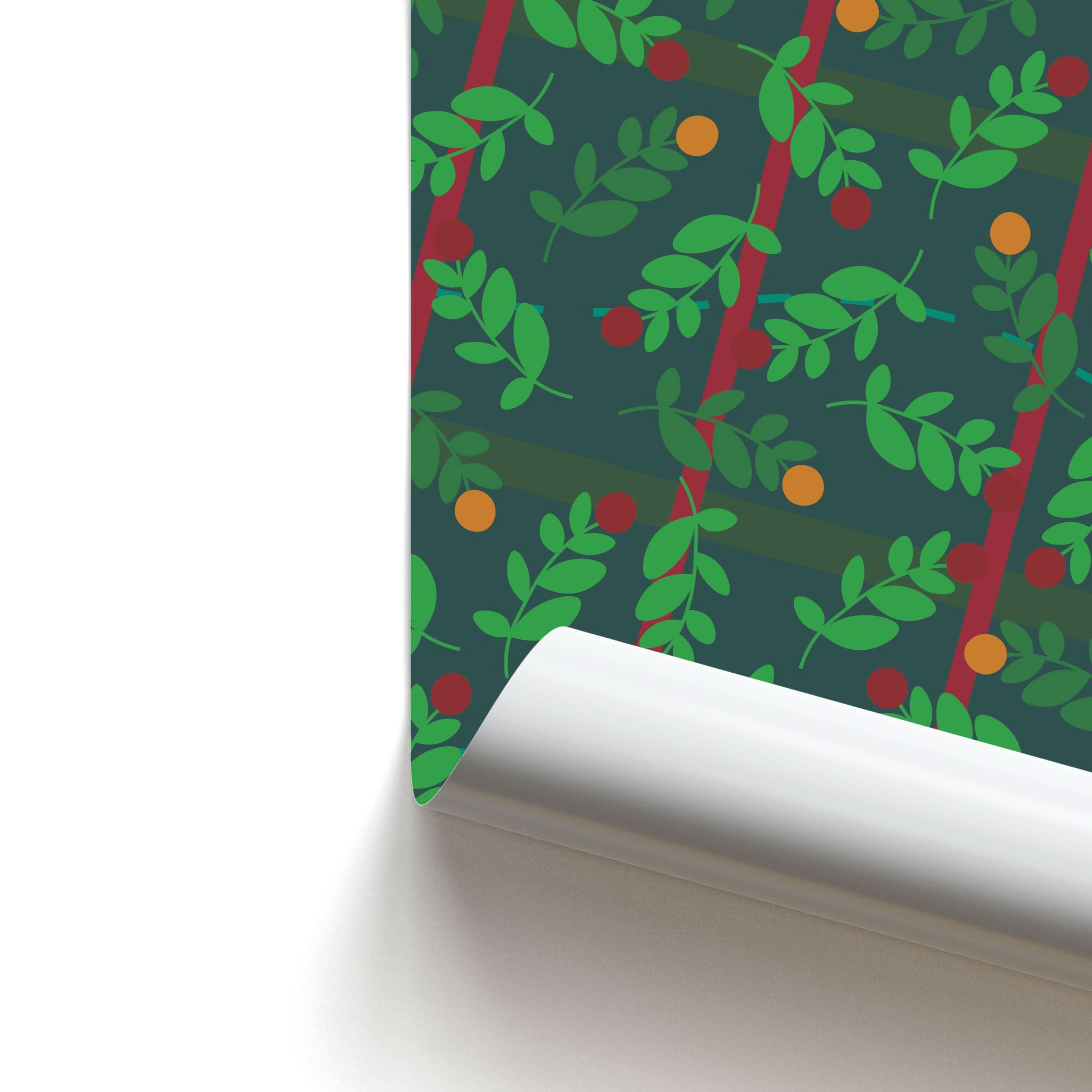 Mistletoe Pattern Poster