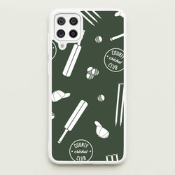 Cricket Props Pattern Galaxy A12 Case