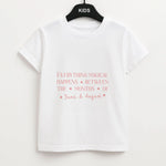 Everything Magical Happens Kids Unisex T-Shirt