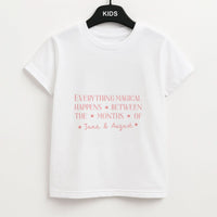 Everything Magical Happens Kids T-Shirt