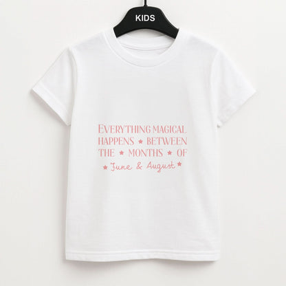 Everything Magical Happens Kids Unisex T-Shirt