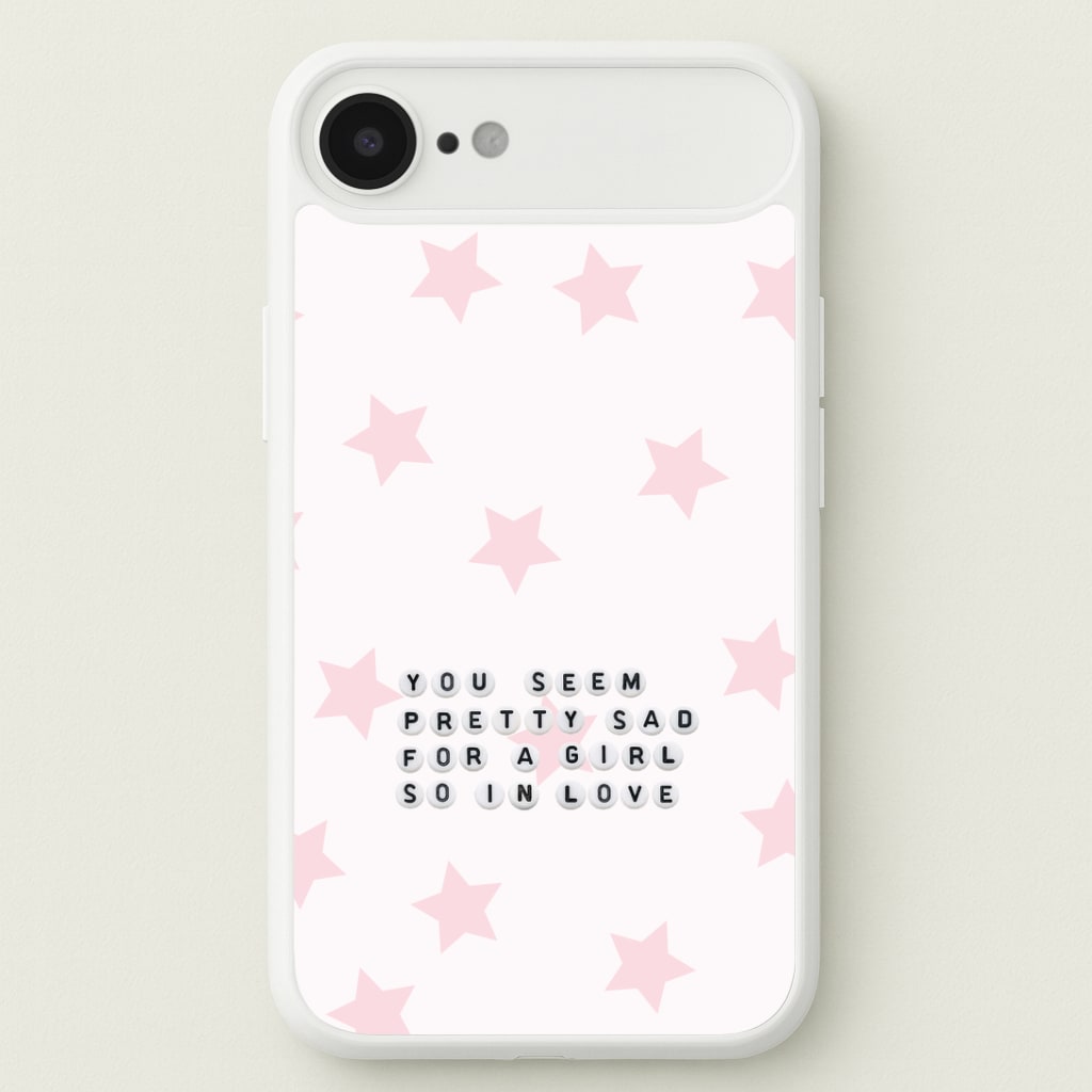 Pretty Sad Letter Beads iPhone 17 Air Case