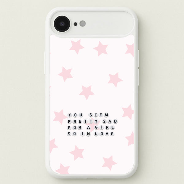 Pretty Sad Letter Beads iPhone 17 Air Case