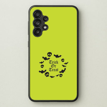 Trick Or Treat Wreath Galaxy A13 Case
