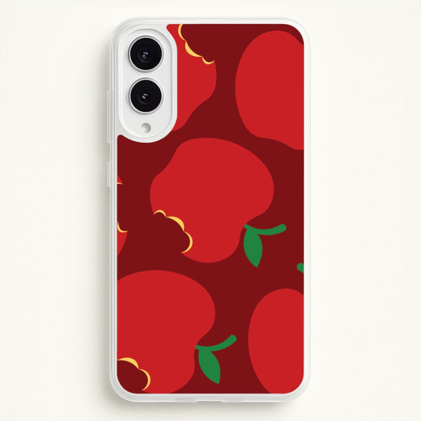 Teacher Apples Pattern Galaxy S25 Edge Case