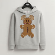 Cartoon Mouse Gingerbread Kids Hoodie 2