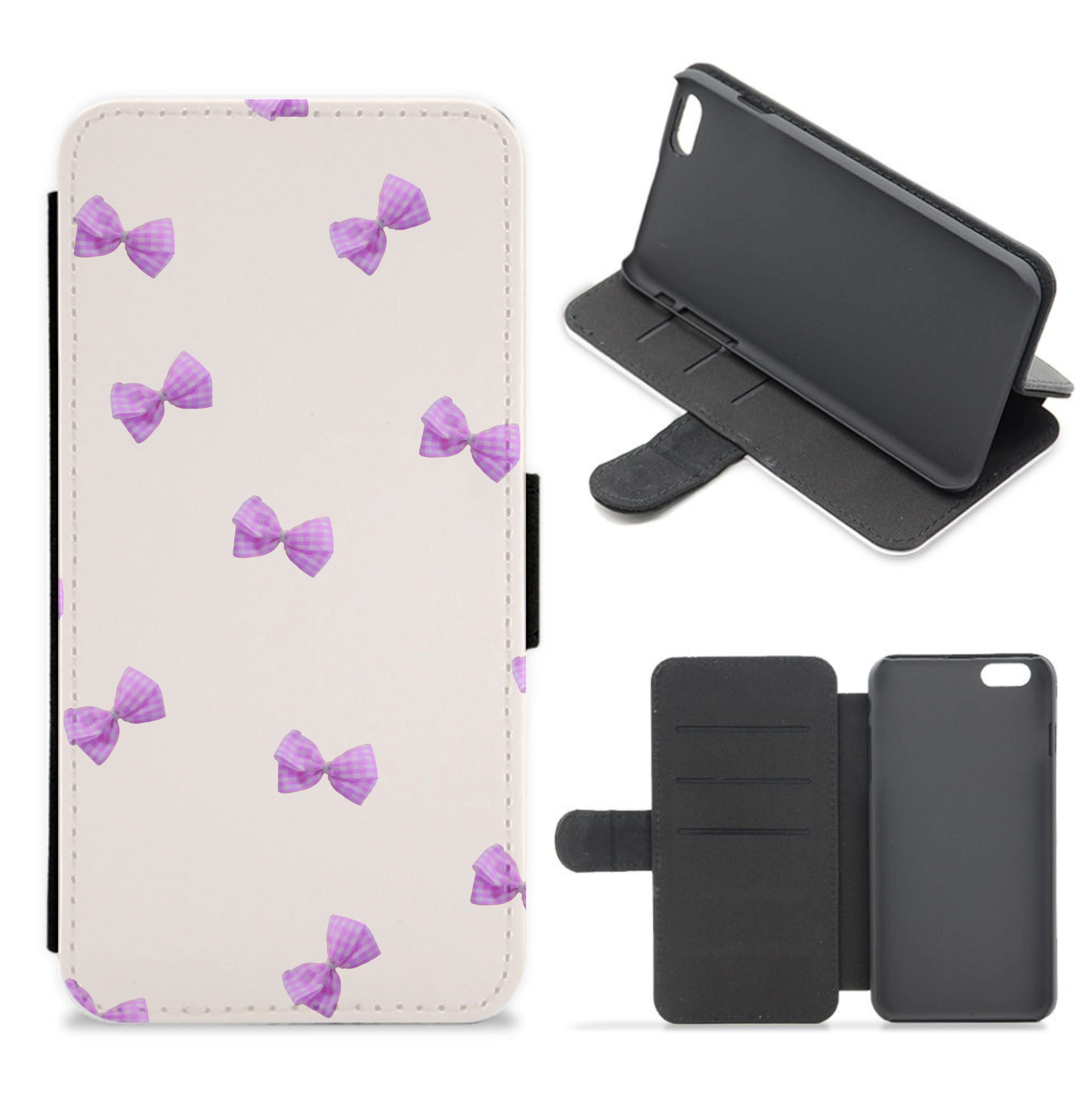 Pink Coquette Bows Flip / Wallet Phone Case