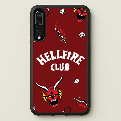 Hellfire Club Icons Collage Red Huawei P20 Pro Case