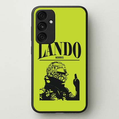 Lando Black And Green  Galaxy A35 Case