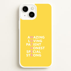 Mother Anagram iPhone 13 Mini Case