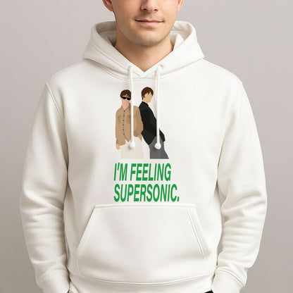I'm Feeling Supersonic  Mens Hoodie