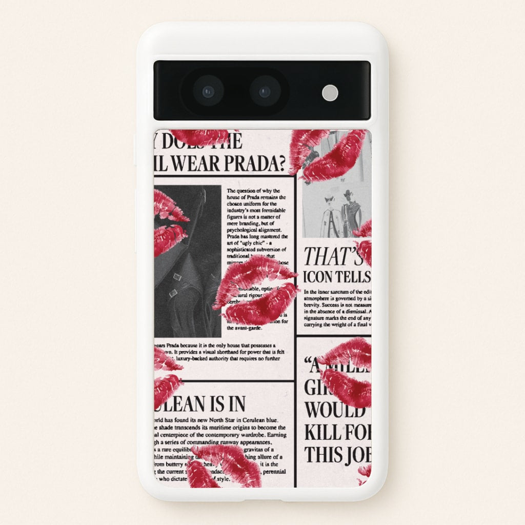 Headline Kisses Google Pixel 8a Case