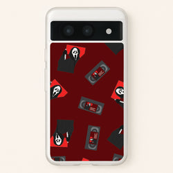VHS & Ghostface Pattern Google Pixel 8a Case