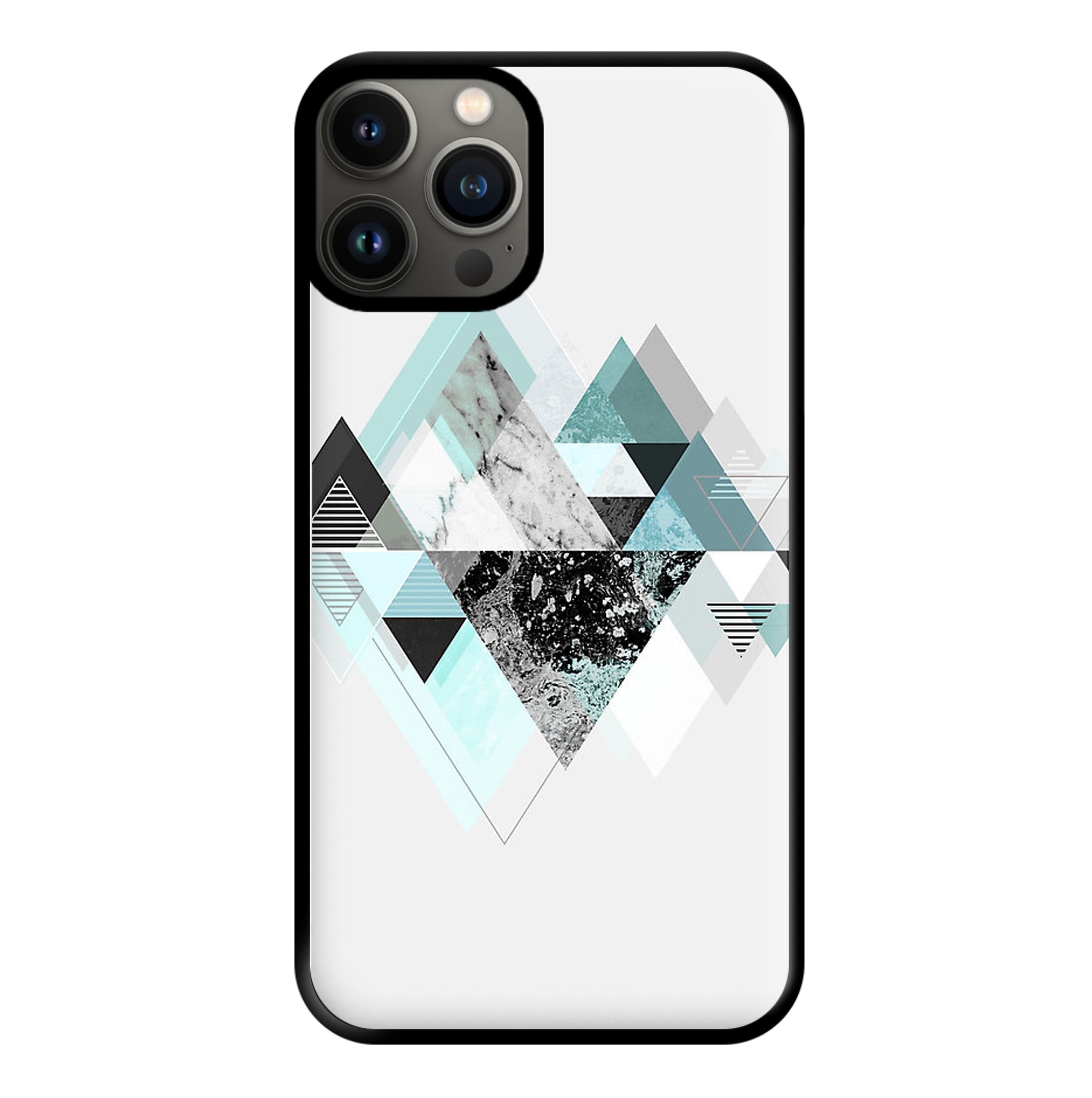 Triange Marble Pattern Phone Case