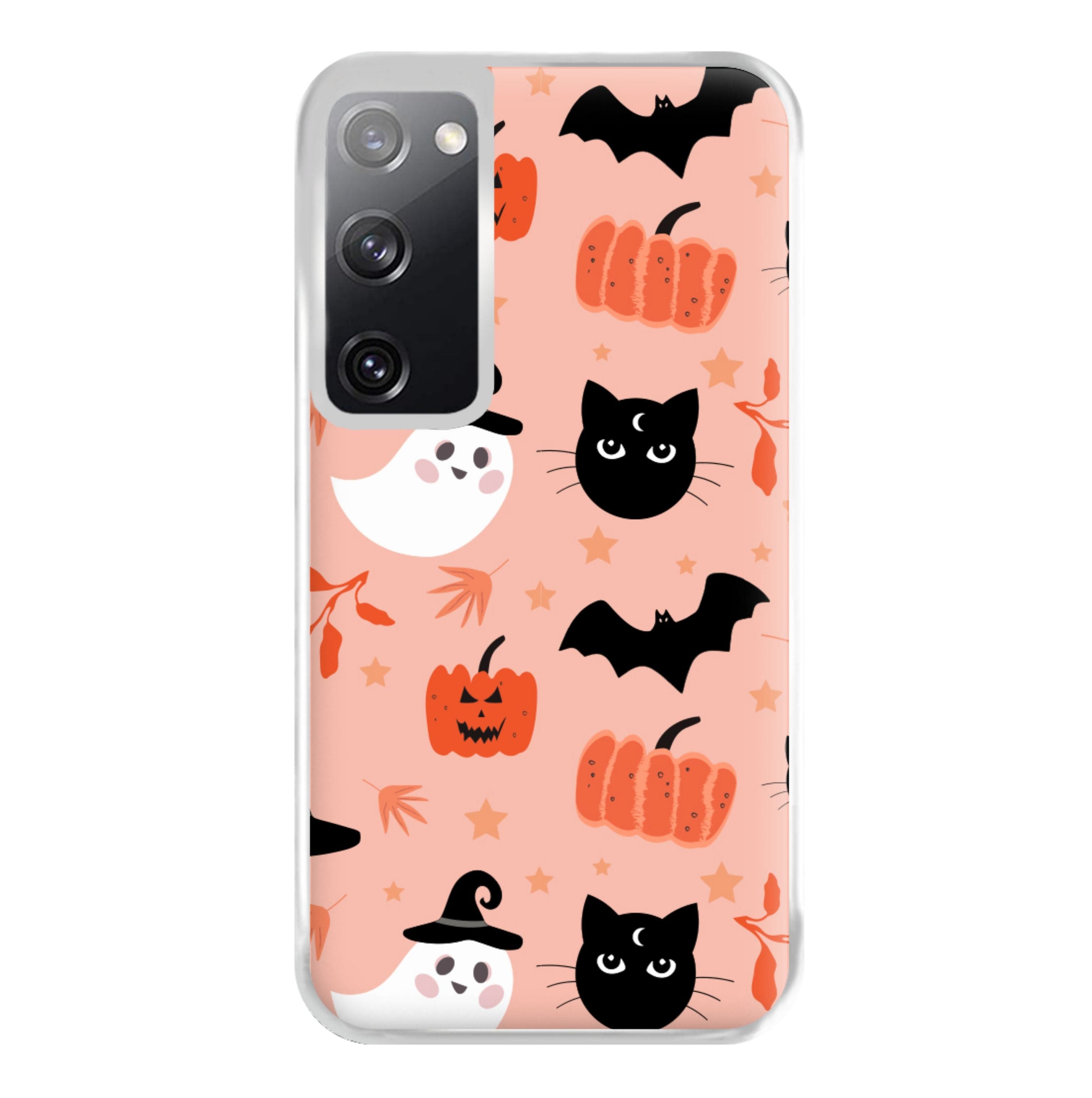 Pretty Pink Halloween Pattern Phone Case