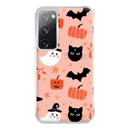 Pretty Pink Halloween Pattern Phone Case