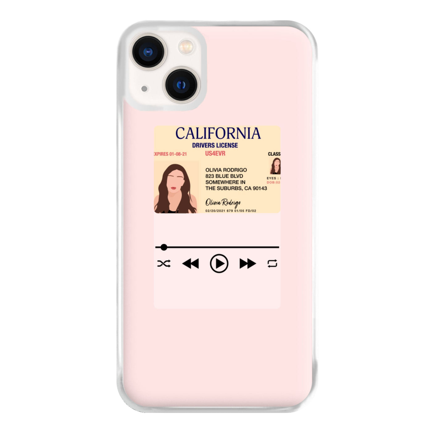 Drivers License - Olivia TikTok Phone Case