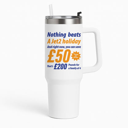 Nothing Beats A Jet Holiday Tumbler