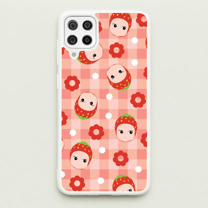 Strawberry Angel Pattern Galaxy A12 Case