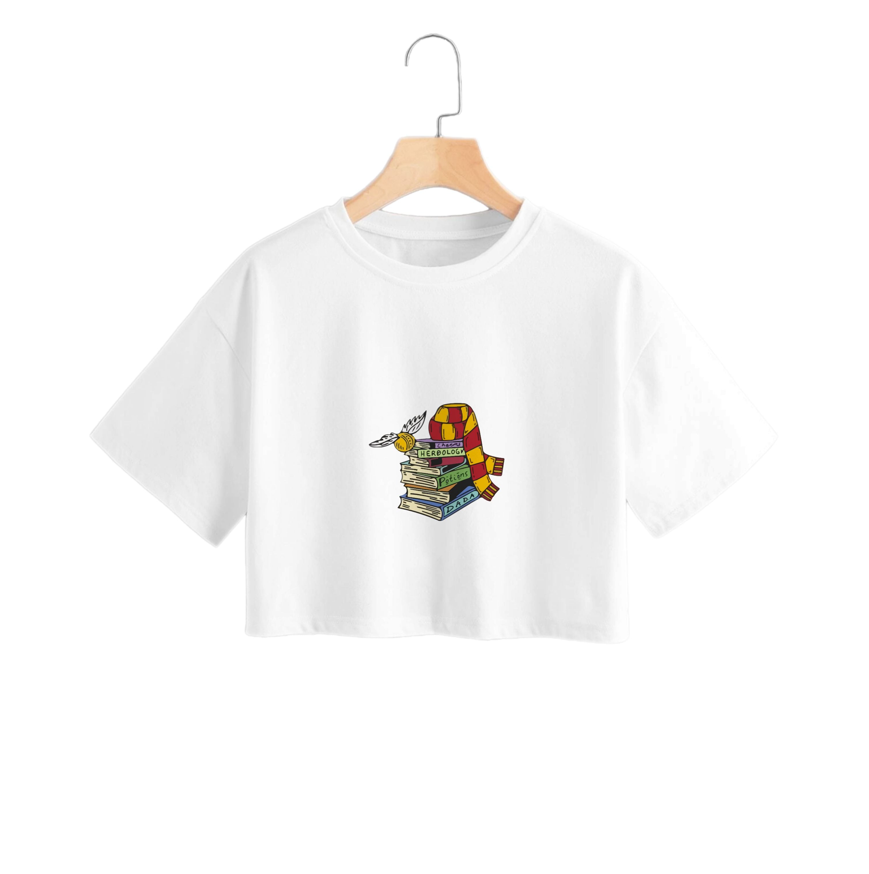 Book Stack Crop Top