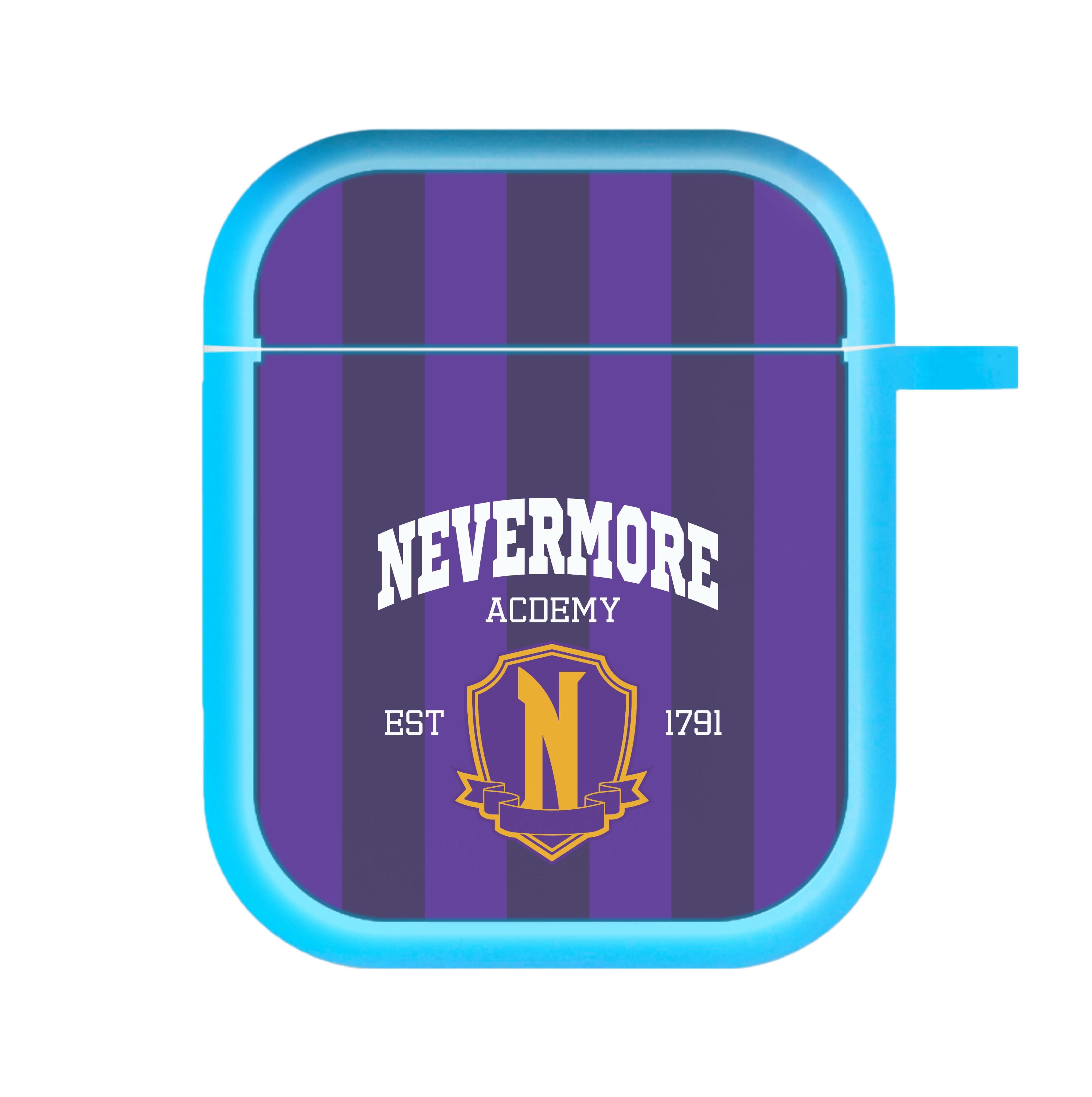 Addams Academy Purple AirPods Case
