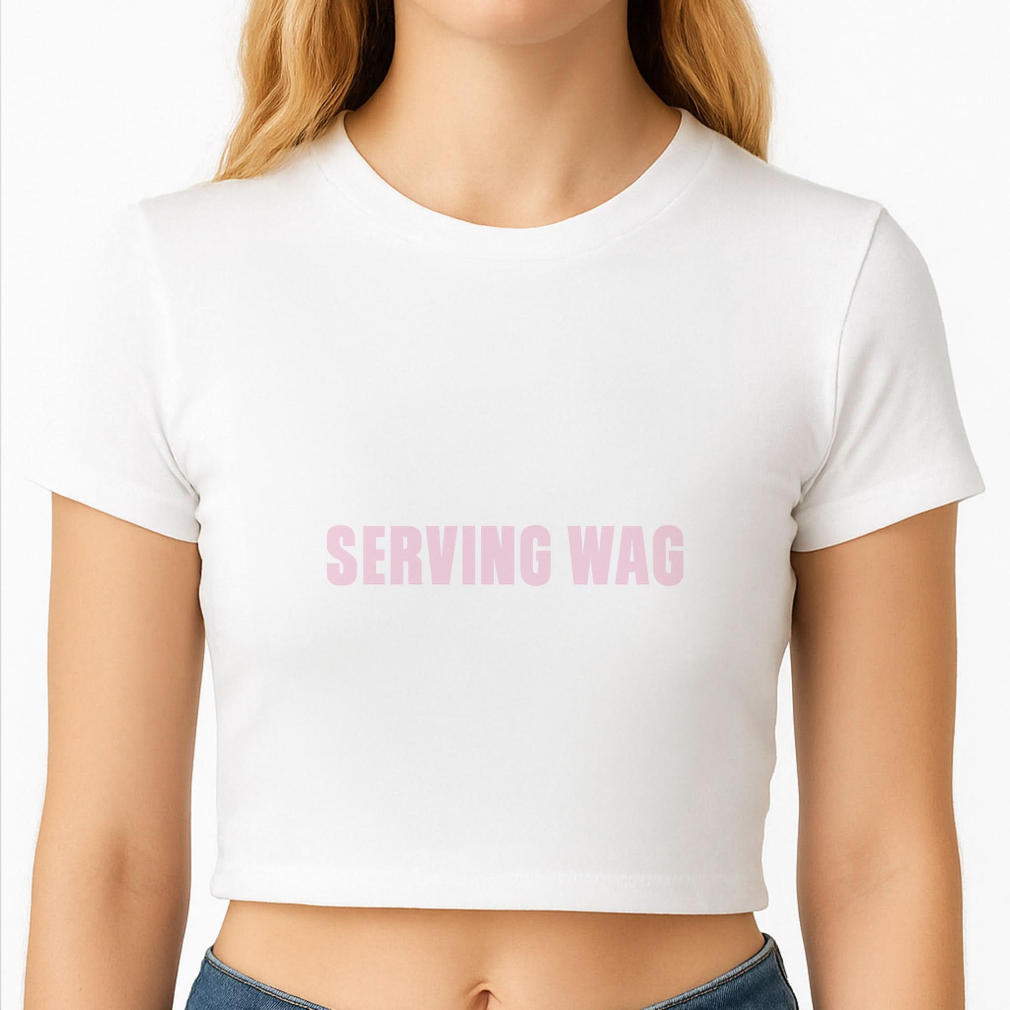 Serving WAG Crop Top