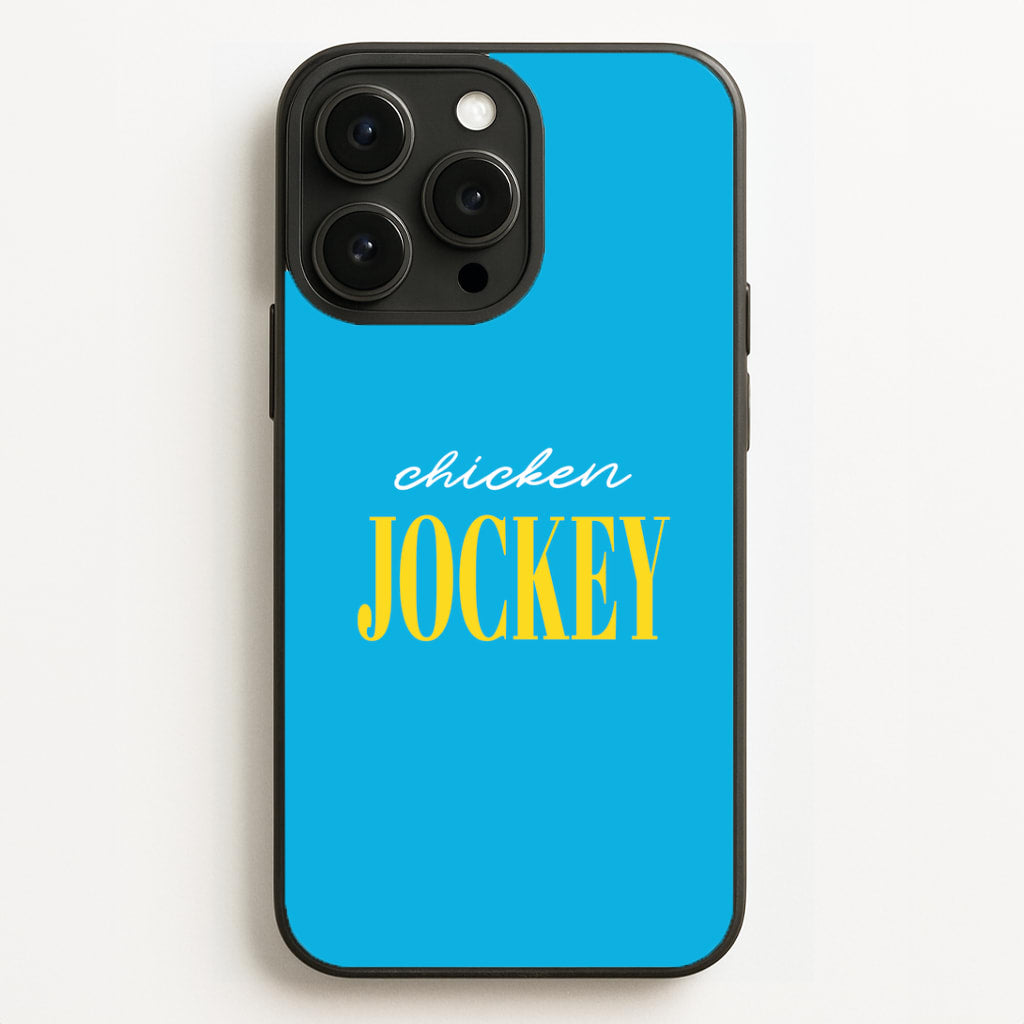 Chicken Jockey Blue Phone Case