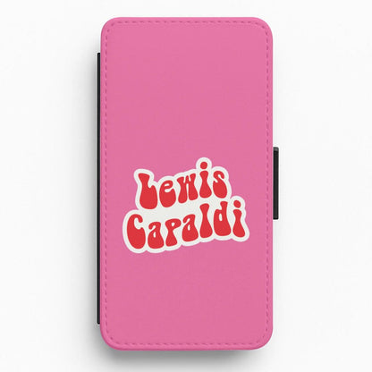 Red Name Flip / Wallet Phone Case
