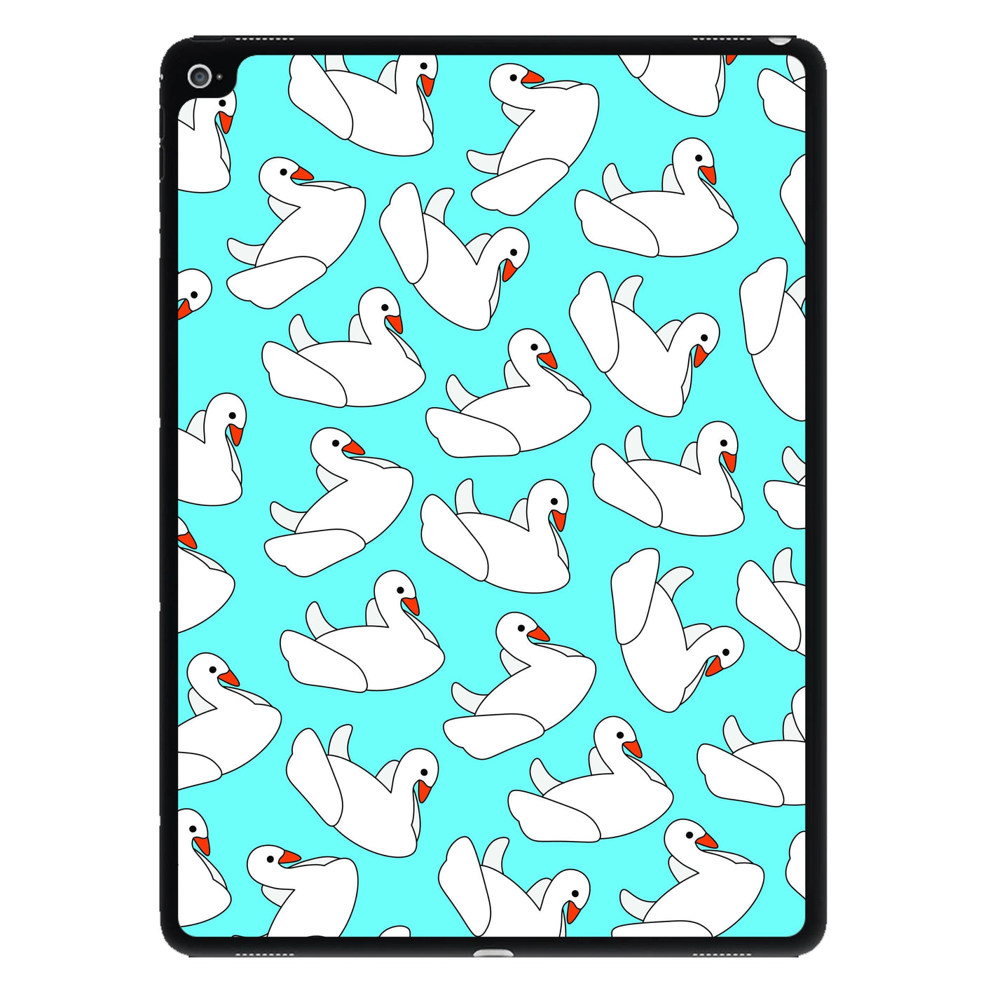 Swan Pattern - Summer iPad Case
