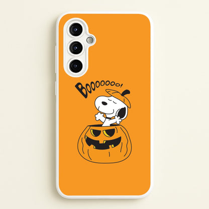 Cartoon Beagle Pumpkin Galaxy A54 Case