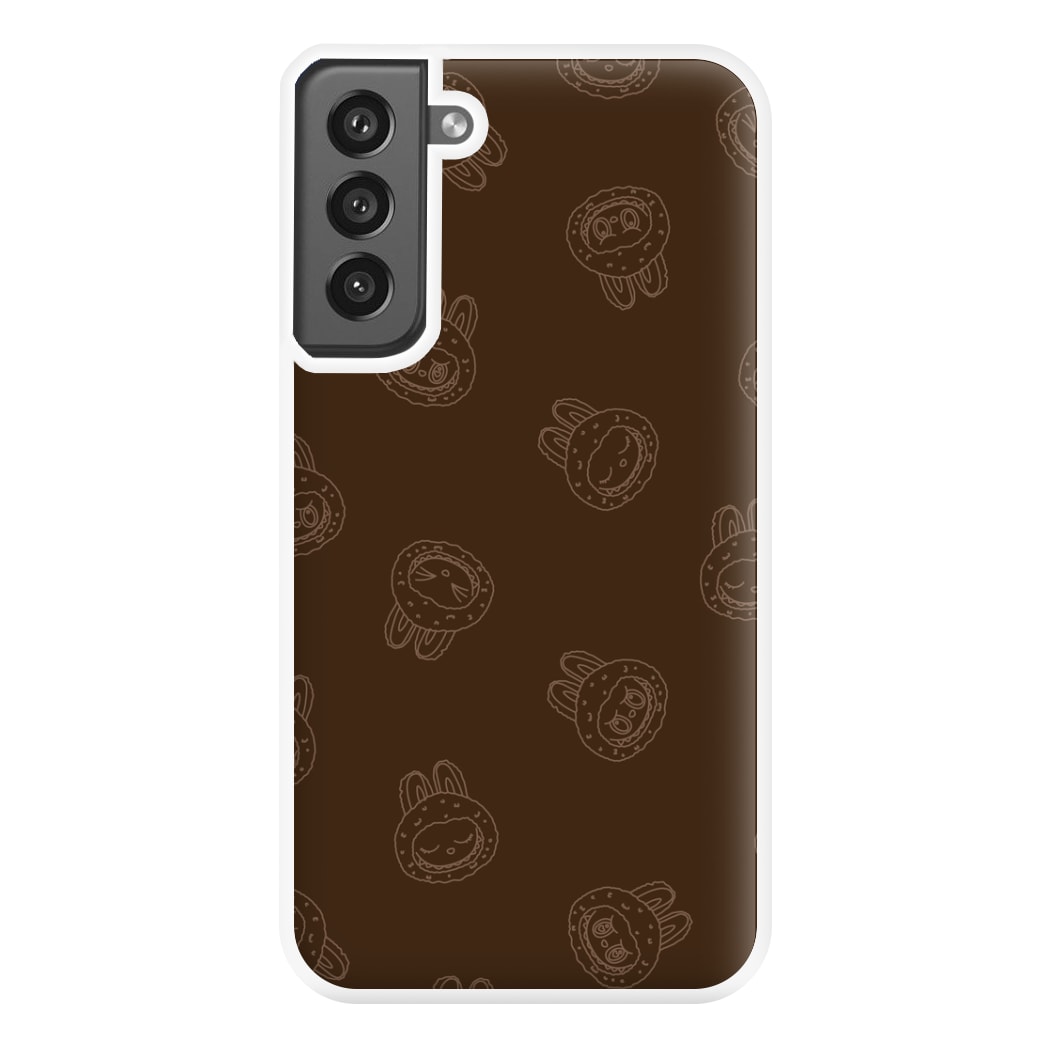 Monsters Outline Pattern I Galaxy S21FE Case